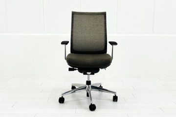 コクヨ Bezel(ベゼル)シリーズ 中古 2020年製 クッション KOKUYO テクスチャードメッシュ 固定肘 中古オフィス家具画像
