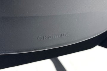 オカムラ Marca(マルカ)シリーズ 肘無 中古 2022年製 【4脚セット】 ミーティングチェア 会議椅子 ネスティングチェア 中古オフィス家具 ブラック画像