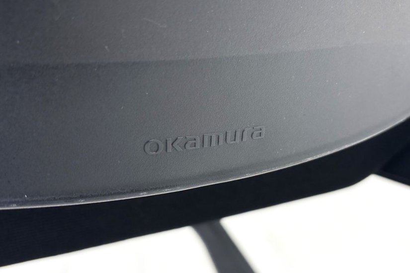 オカムラ Marca(マルカ)シリーズ 肘無 中古 2022年製 【4脚セット】 ミーティングチェア 会議椅子 ネスティングチェア 中古オフィス家具 ブラック画像