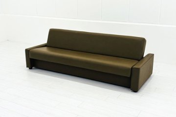オカムラ ソファーベッド 中古 2019年製 応接ソファ 中古オフィス家具 2040/860/660の画像