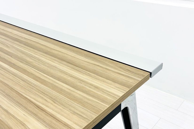 コクヨ サイビ サイドリターンテーブル 3段ワゴン付 L型デスク SAIBI 中古 中古オフィス家具 1600/1200/720画像