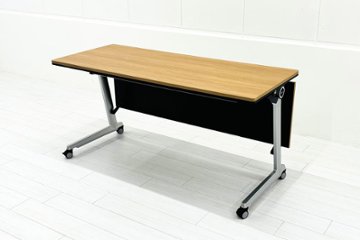 Elegasta オカムラ エレガスタ 中古 フォールディングテーブル ミーティングテーブル 折りたたみテーブル 中古オフィス家具 1500/600/720の画像