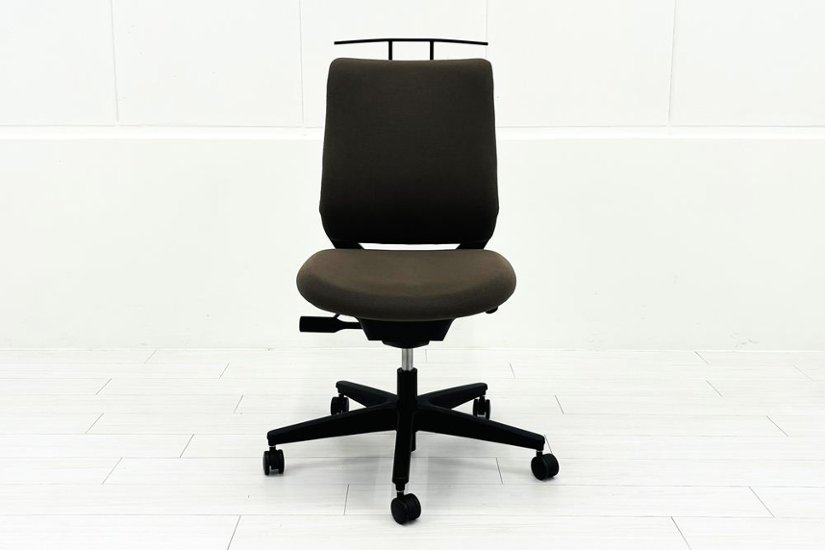 コクヨ ミトラチェア 2024年製 中古 スタンダードバック ミトラ2 Mitra 2 KOKUYO 肘無 中古事務椅子 中古オフィス家具 ダークグレージュ画像