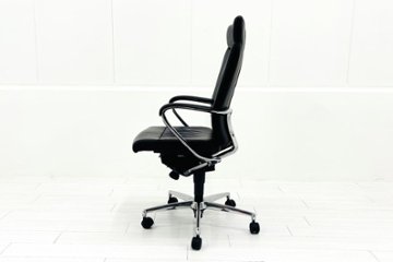 【ポリッシュ脚ピカピカ磨き有！】 イトーキ プレクサスチェア 中古 役員チェア ハイバック エグゼクティブチェア 中古オフィス家具画像