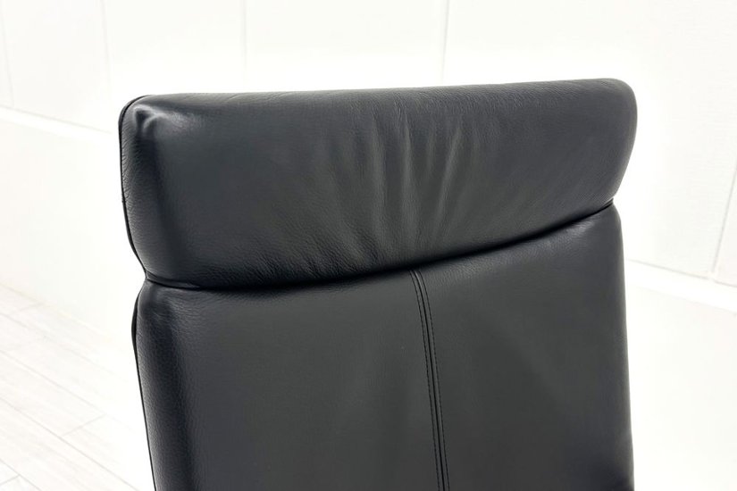 【ポリッシュ脚ピカピカ磨き有！】 イトーキ プレクサスチェア 中古 役員チェア ハイバック エグゼクティブチェア 中古オフィス家具画像