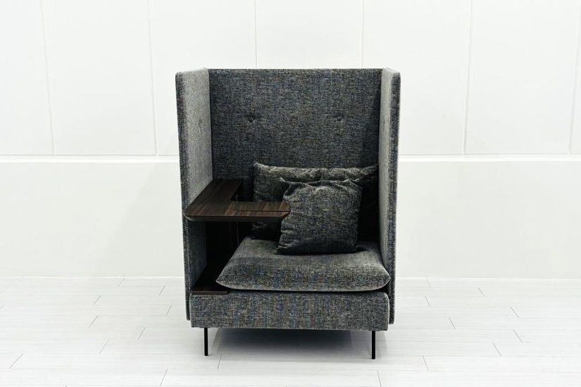 オリバー ブースソファ ワークブース 中古 パーテーション ラウンジソファ 1人用ソファ 中古オフィス家具 920/820/1270画像