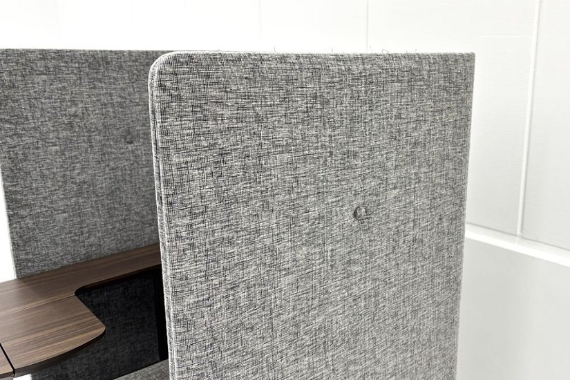 オリバー ブースソファ ワークブース 中古 パーテーション ラウンジソファ 1人用ソファ 中古オフィス家具 920/820/1270画像