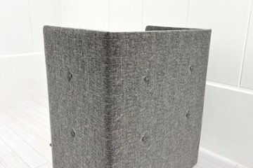 オリバー ブースソファ ワークブース 中古 パーテーション ラウンジソファ 1人用ソファ 中古オフィス家具 920/820/1270画像