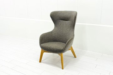 相合家具 クイーン ミーティングチェア 中古 多目的チェア ラウンジチェア 中古オフィス家具 グレー系色の画像