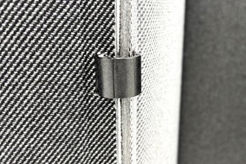 パーテーション コクヨ リーフィー じゃばら置きタイプ ローパーテーション 中古パーテーション 間仕切り 高1600 ミディアムグレー/ディムグレー 画像