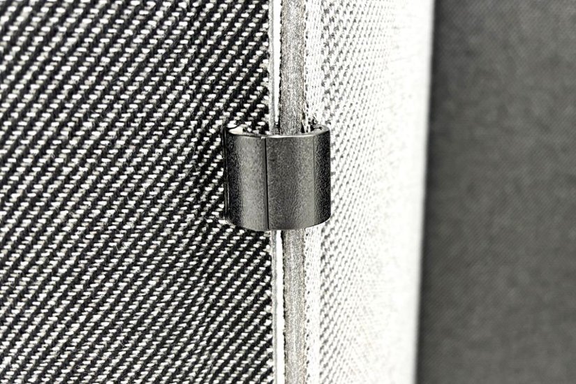 パーテーション コクヨ リーフィー じゃばら置きタイプ ローパーテーション 中古パーテーション 間仕切り 高1600 ミディアムグレー/ディムグレー 画像