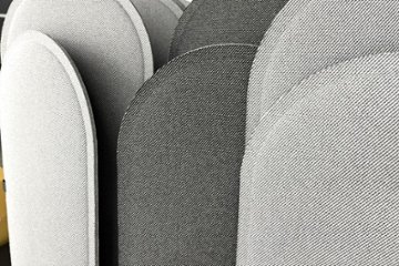 パーテーション コクヨ リーフィー じゃばら置きタイプ ローパーテーション 中古パーテーション 間仕切り 高1600 ミディアムグレー/ディムグレー 画像