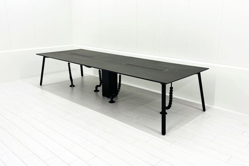 中古オフィス家具 SAIBI コクヨ サイビ 中古 大型会議テーブル ミーティングテーブル 幅3400 KOKUYO 3400/1200/720画像