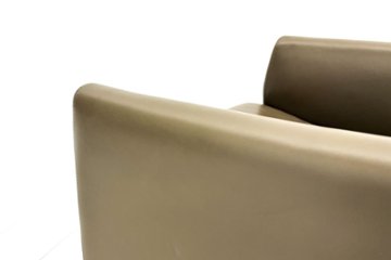 【4脚セット】 オカムラ 中古オフィス家具 NEWFORTY(ニューフォーティ)シリーズ 革張り 2019年製 中古 応接椅子 ミーティングチェア 多目的チェア ライトブラウン画像