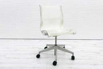 セトゥーチェア (Setu Chair) 中古 ハーマンミラー オフィスチェア 中古オフィス家具 メッシュ ホワイト画像