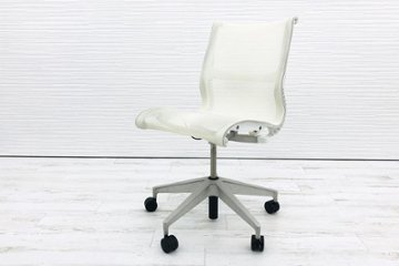 セトゥーチェア (Setu Chair) 中古 ハーマンミラー オフィスチェア 中古オフィス家具 メッシュ ホワイト画像