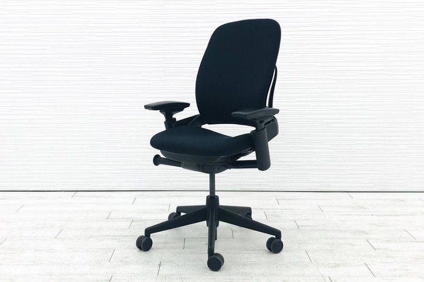 リープチェア V2 中古 スチールケース  ブラック クッション Steelcase Leap 中古オフィス家具 OAチェア画像