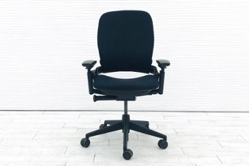 リープチェア V2 中古 スチールケース  ブラック クッション Steelcase Leap 中古オフィス家具 OAチェア画像