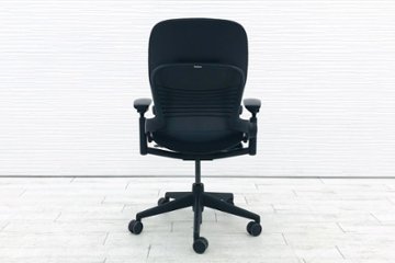 リープチェア V2 中古 スチールケース  ブラック クッション Steelcase Leap 中古オフィス家具 OAチェア画像