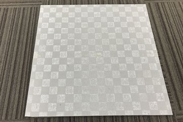 中古 タイルカーペット 大量 50枚セット 糊付 のり付 マット 中古オフィス家具 茶色 ブラウン 【NO.21】画像