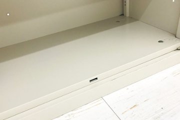 オカムラ 42シリーズ 両開き書庫 キャビネット 900×450×1100mm 中古キャビネット スチール書庫 中古オフィス家具 4239ZZ Z13画像