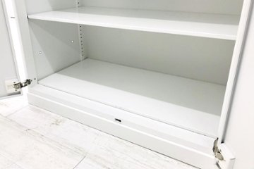 コクヨ エディア 中古キャビネット 両開き書庫 【上下セット】 900×500×2295㎜  収納家具 中古オフィス家具画像