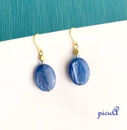 蒼のしずく～ピアス(イヤリング)の画像