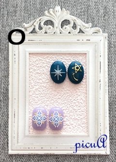 小さなきらめきのレジン製ピアス（イヤリング）＊15展開＊画像