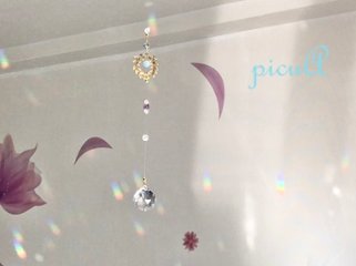 成就のサンキャッチャー☆＊アクアマリン＊画像