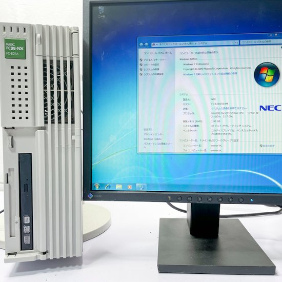 NEC FC98-NX FC-E21A model S72W4Z Windows7 32bit HDD 80GB×2 ミラーリング機能 90日保証画像