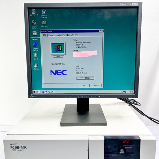 NEC FC98-NX FC-FC20C modelS構成 Windows95 HDD 10.2GB メモリ 32MB 90日保証画像