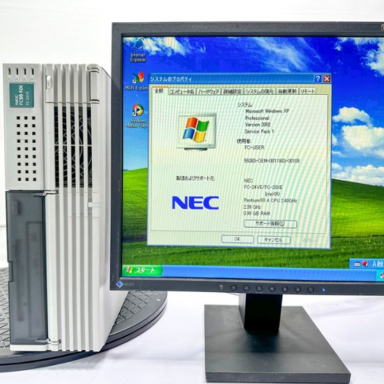 NEC FC98-NX FC-24VE model SB2DS4ZZ WindowsXP SP1 HDD 80GB×2 ミラーリング機能 90日保証画像