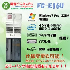 NEC FC98-NX FC-E16U model SB2R5Z Windows7 英語版 32bit SP1 HDD 320GB×2 ミラーリング機能 90日保証の画像