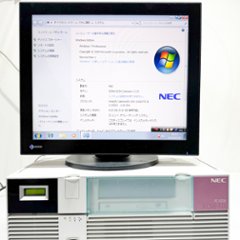 NEC FC98-NX FC-S22U model S74R6E Windows7 Pro SP1 32bit HDD 500GB×2 ミラーリング機能 RAS 90日保証画像