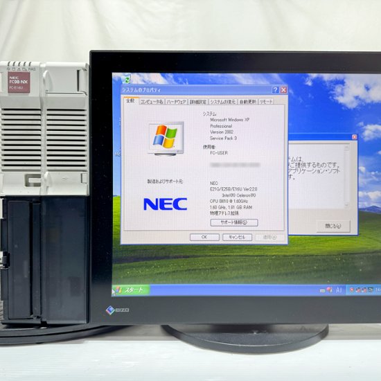 NEC FC98-NX FC-E16U model SX1W5Z WindowsXP Pro SP3 32bit  HDD 320GB 90日保証 中古 整備済品画像