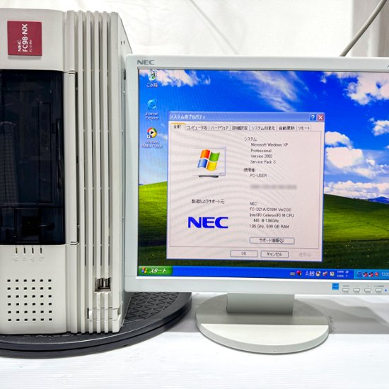 NEC FC98-NX FC-D18M model SX2Q4Z WindowsXP Pro SP3 32bit HDD 80GB 90日保証画像