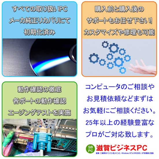 NEC FC98-NX FC-D18M model SX2Q4Z WindowsXP Pro SP3 32bit HDD 80GB 90日保証画像