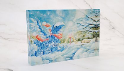 ドラネッツ氷竜型 アクリルブロックの画像