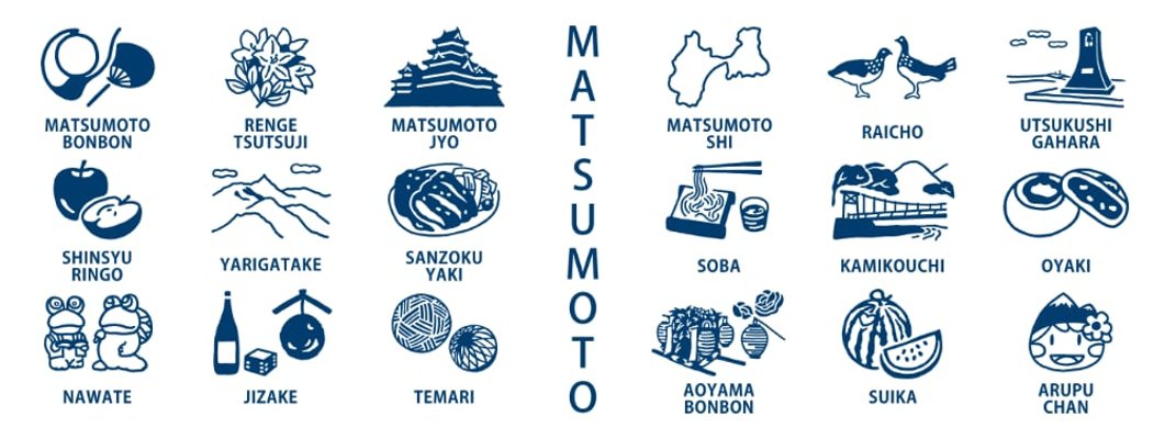 MATSUMOTO手ぬぐいの画像