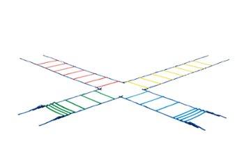 トーエイライト TOEI LIGHT スポーツ・アウトドア   カラースピードラダー ()  G1236の画像