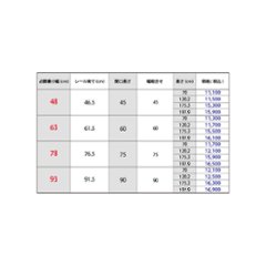 フレームプラン（骨組プラン）　1列タイプ【間口幅60cm】※高さが選べます※画像