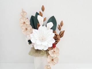 凛華 -RINKA-｜白の気品と調和のアレンジメントの画像