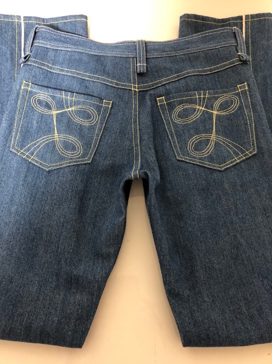メンズ　セルビッチデニム　スカイブルー画像