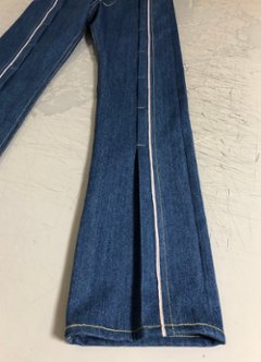 メンズ　セルビッチデニム　スカイブルー画像