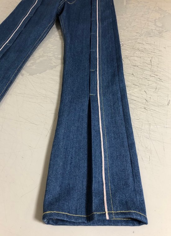 メンズ　セルビッチデニム　スカイブルー画像