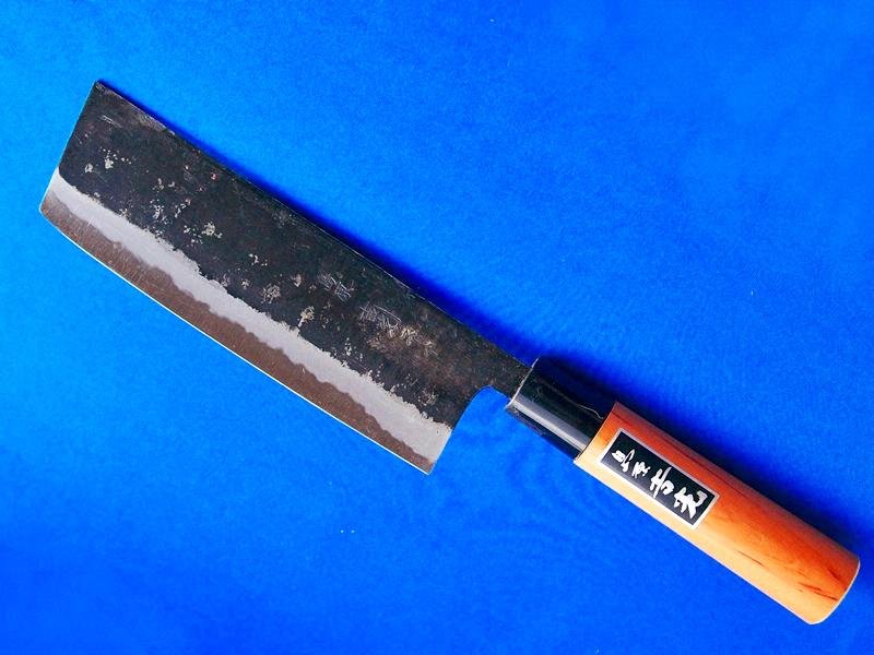 菜切包丁・160ミリ・スーパー青鋼｜野菜のきざみに最適、切れ味も