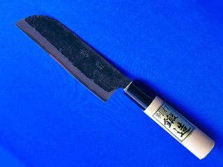 和の小包丁・小菜切包丁・125mm・鎌型（かまがた）｜耐久性と切れ味が自慢、野菜の調理に重宝｜長崎県・吉光刃物の画像