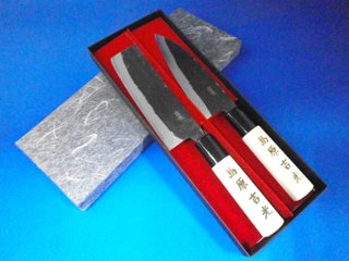 小出刃・小菜切包丁セット（万能小包丁125mmセット）｜ギフトセット・贈答好適品｜鍛冶屋・吉光の画像