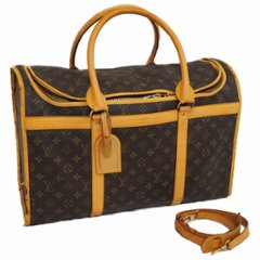 【中古】【良い】 LOUIS VUITTON ルイヴィトン モノグラム サックシャン50 ドッグキャリーバッグ M42021の画像