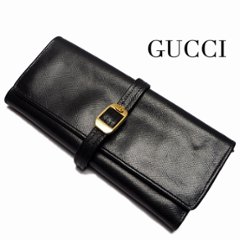 【中古】【良い】 OLDGUCCI オールドグッチ ヴィンテージグッチ ジュエリーケース 1980年代 80'S ブラック画像